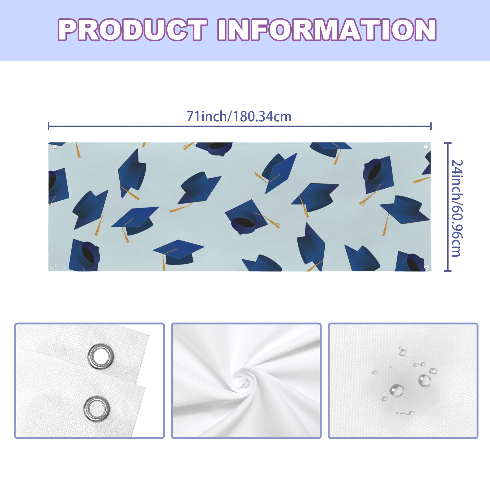 Festival Banner 71x24inch