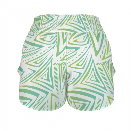 Elastic Waist Double Layered Active Shorts