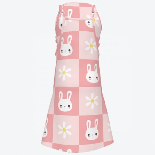 Children’s Sleeveless Romper Dress with Pockets