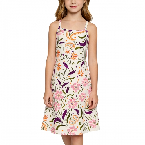 Children’s Round Neck Sleeveless Dress