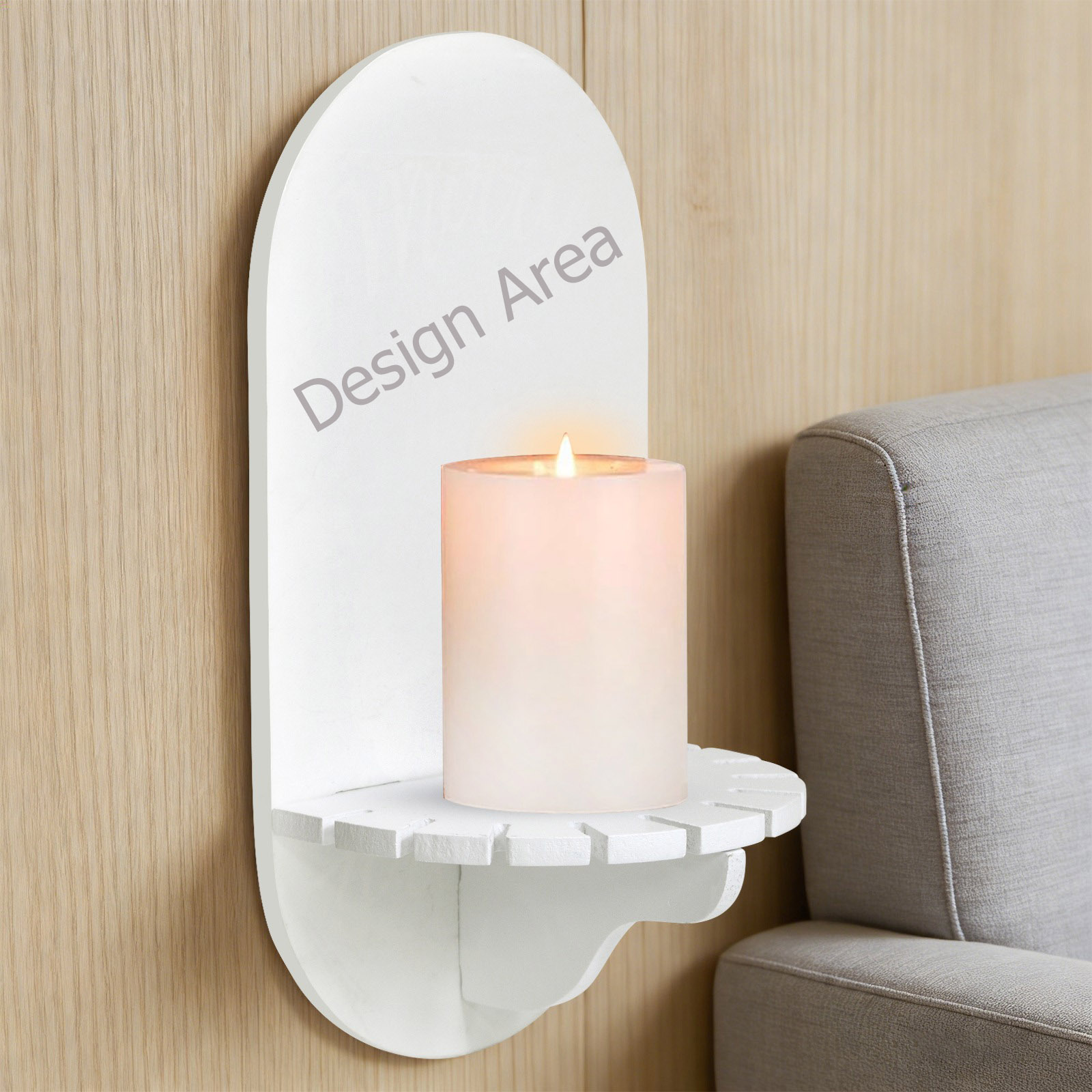 Wall Mounted Candle Holder