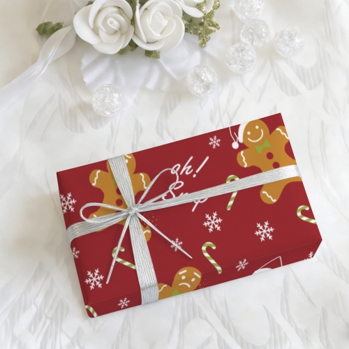 Gift Wrapping Paper-Coated Paper 58"x 22" (1 Roll)