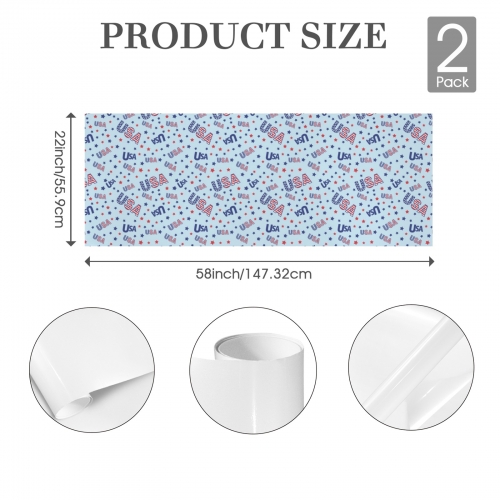 Gift Wrapping Paper-Coated Paper 58"x 22"(2 Rolls)