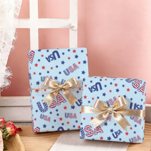 Gift Wrapping Paper-Coated Paper 58"x 22"(2 Rolls)