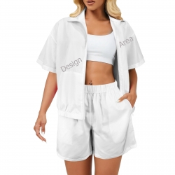 Women's Windbreaker Short Set