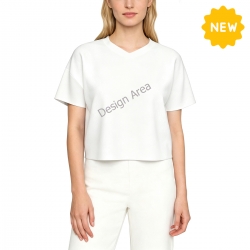 Women’s Cropped V-Neck Soccer Jersey