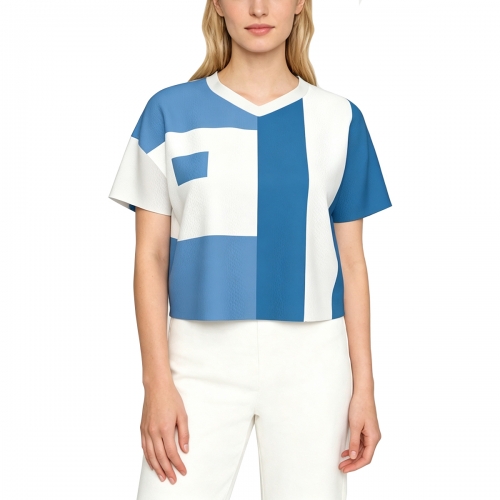 Women’s Cropped V-Neck Soccer Jersey