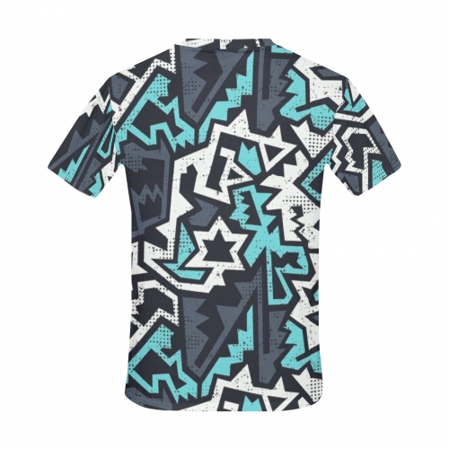 Men's All Over Print Crew Neck T-Shirt (Model T40-2)