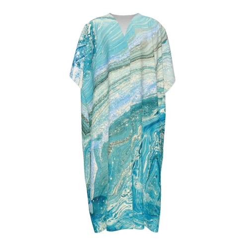 Men's Open-Front Long Robe