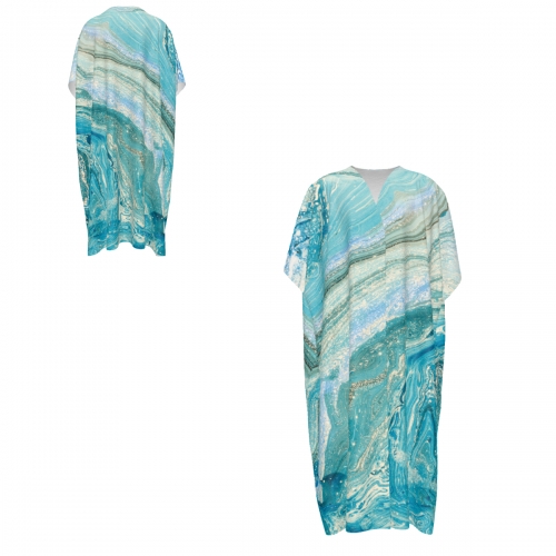 Men's Open-Front Long Robe