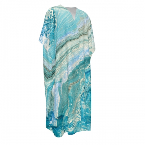 Men's Open-Front Long Robe