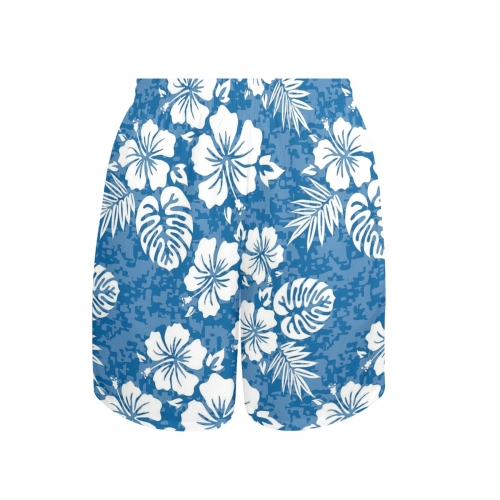 Men's All Over Print Elastic Beach Shorts