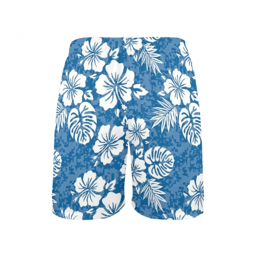 Men's All Over Print Elastic Beach Shorts