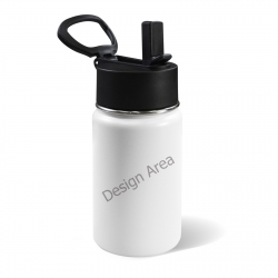 12oz Kids Water Bottle with Straw Lid