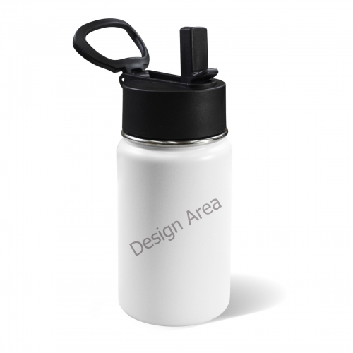 12oz Kids Water Bottle with Straw Lid