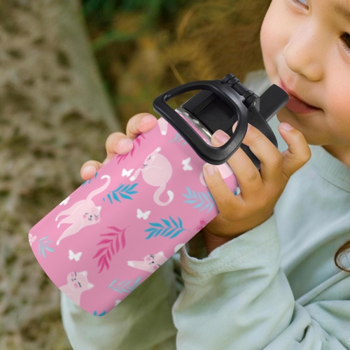 12oz Kids Water Bottle with Straw Lid
