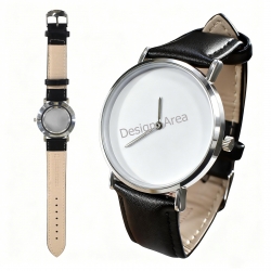 Classic Leather Strap Watch (019)