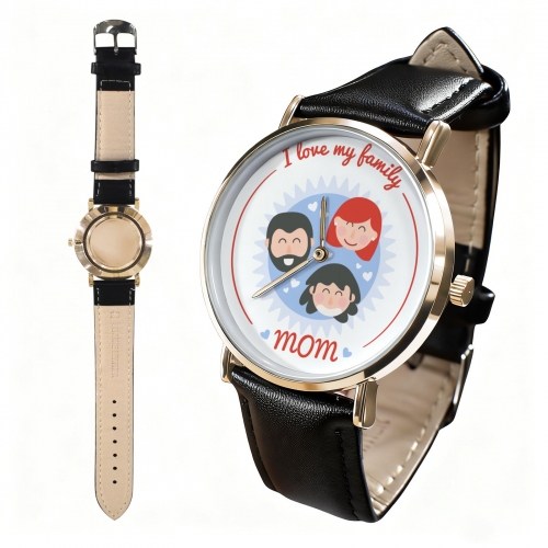 Classic Leather Strap Watch (019)