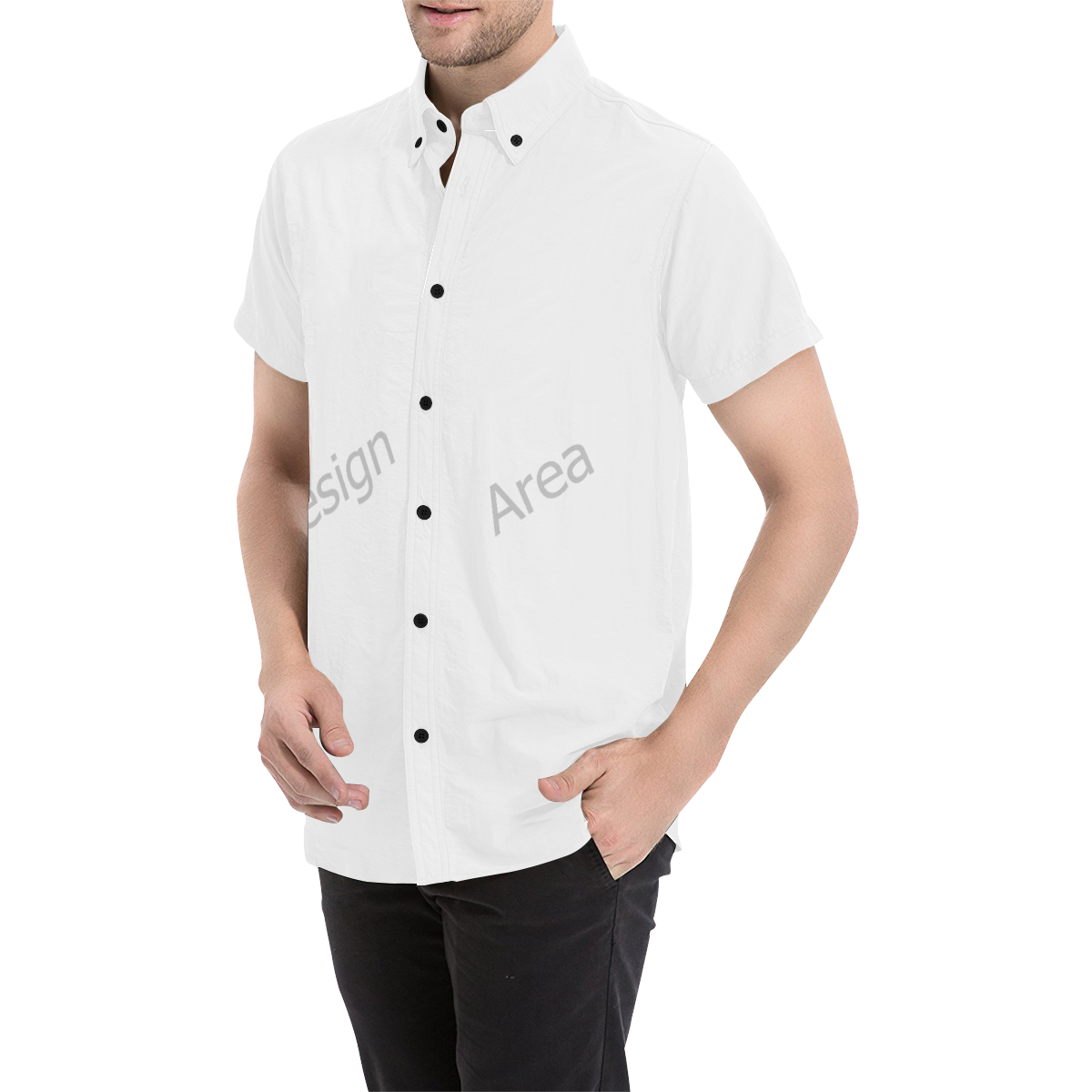 Men's All Over Print Short Sleeve Shirt (Model T53)