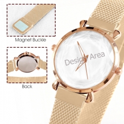 Women's Magnetic Buckle Strap Watch
