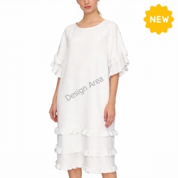 Women's Multi-Tiered Ruffle Hem Dress