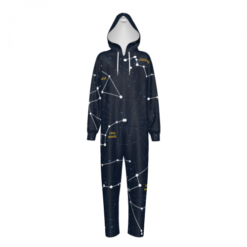 Men's Hooded Jumpsuit (Cuff)