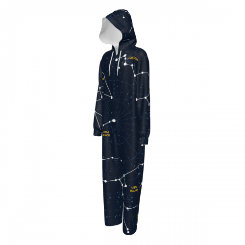 Men's Hooded Jumpsuit (Cuff)
