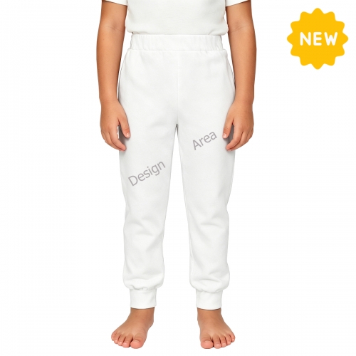 Children's Drawstring Cuffed Sweatpants
