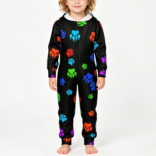 Kids Hooded Jumpsuit
