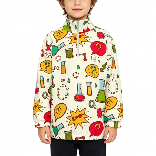 Children’s Half-Zip Double-Pocket Sweatshirt