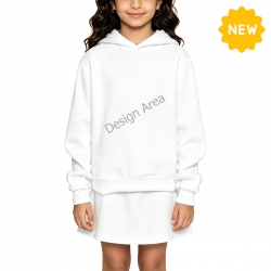 Children’s Hooded Sweatshirt with Chest Pocket