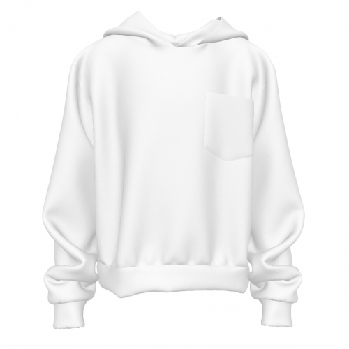 Children’s Hooded Sweatshirt with Chest Pocket