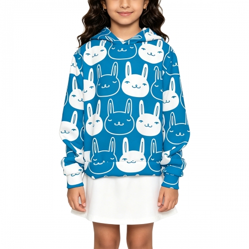 Children’s Hooded Sweatshirt with Chest Pocket
