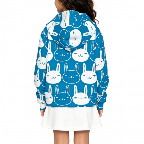 Children’s Hooded Sweatshirt with Chest Pocket