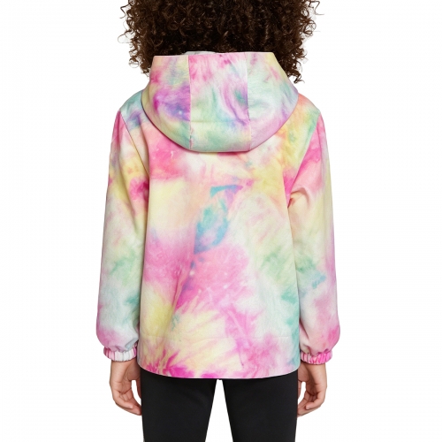 Girls’ Double-Layer Hood Half-Zip Sweatshirt