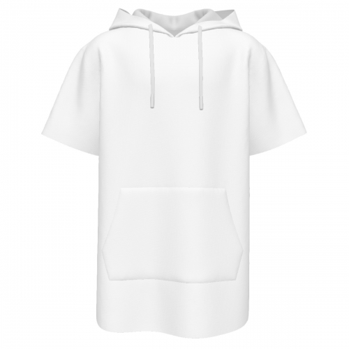 Men’s Short Sleeve Front Pocket Hoodie