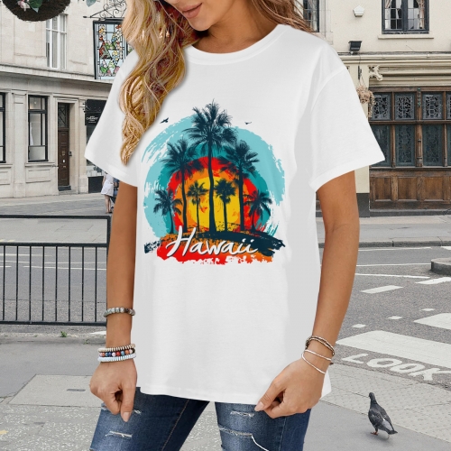 Women's T-Shirt in USA Size (Front Printing) (Model T78)