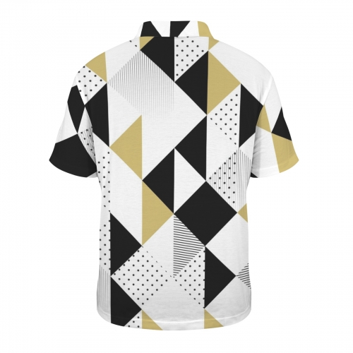 Men's Button Polo Shirt (Model T89)