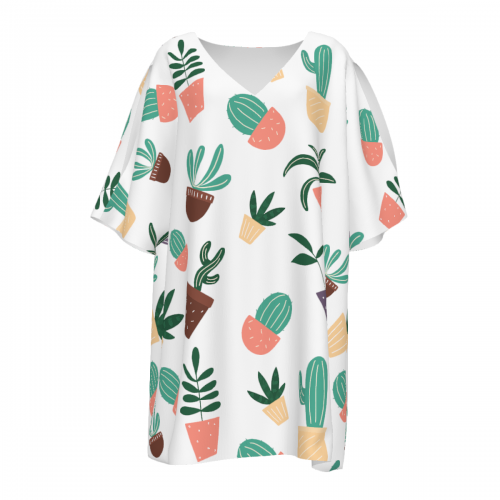 Women's Long V-Neck T-Shirt