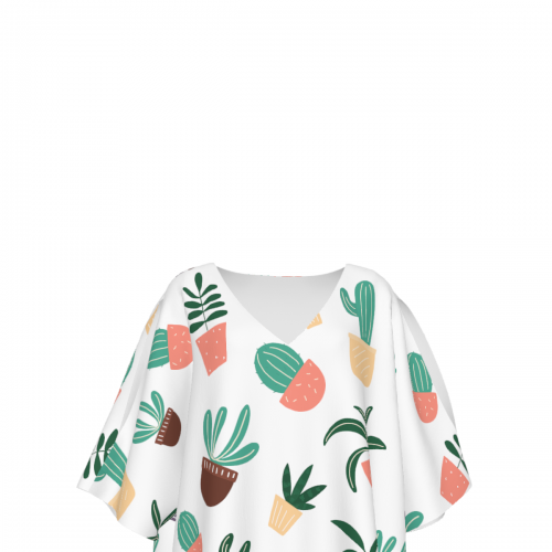 Women's Long V-Neck T-Shirt