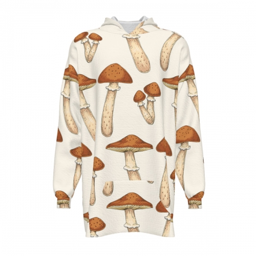Hooded Long Sleeve Nap Robe
