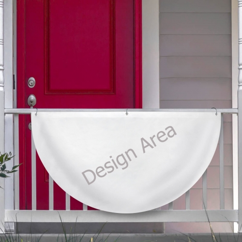 Semi Circle Flag 36x18inch