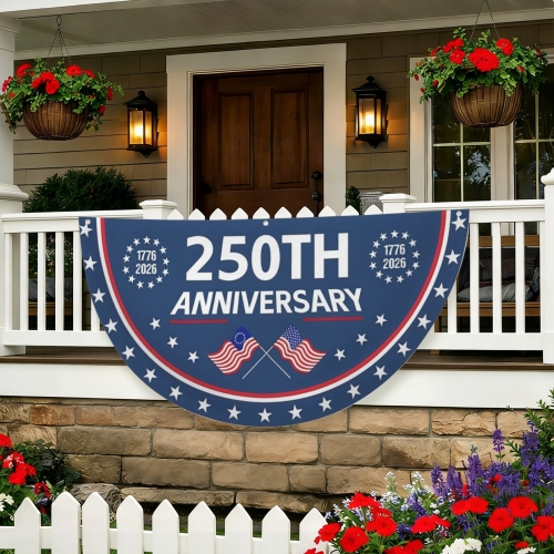 Semi Circle Flag 72x36inch