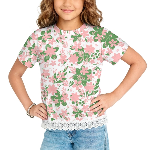 Children's Lace-Hem T-Shirt