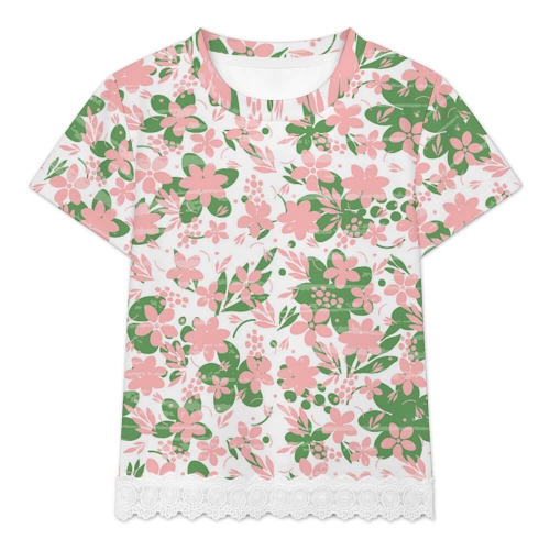 Children's Lace-Hem T-Shirt