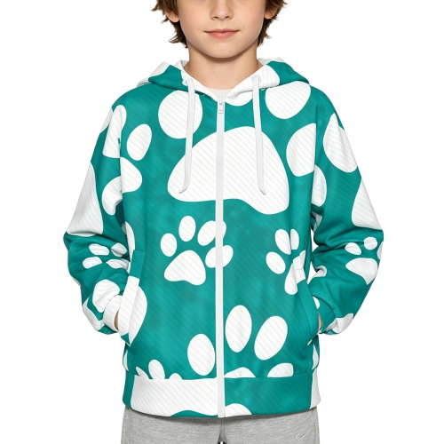 Children’s Hooded Zip-Up Sweatshirt