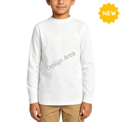 Children's Crew Neck Long Sleeve T-Shirt