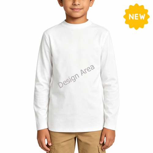 Children's Crew Neck Long Sleeve T-Shirt