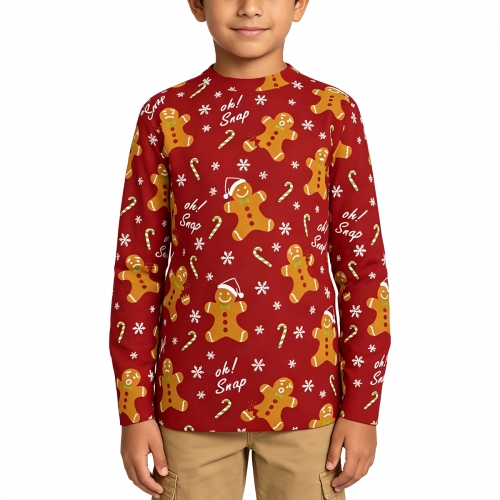 Children's Crew Neck Long Sleeve T-Shirt