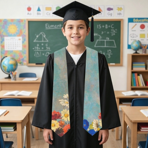 Kids' Graduation Stole-Large (4.3x50.5inch)